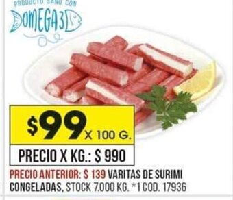 Coto Varitas De Surimi Congeladas oferta