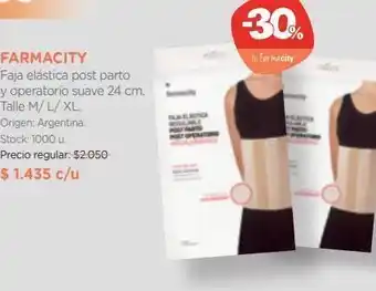 Farmacity Faja elastica post parto farmacity oferta