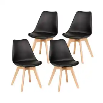 Prestigio Home combo 4 sillas de comedor tulip basic oferta
