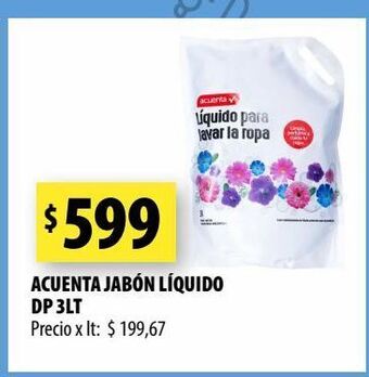 Punto Mayorista Acuenta jabón líquido dp 3lt oferta