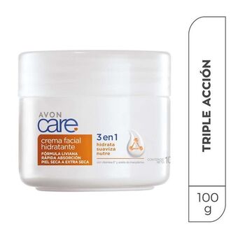 Avon Crema facial 3 en 1 hidratante piel seca a extra seca | avon care oferta