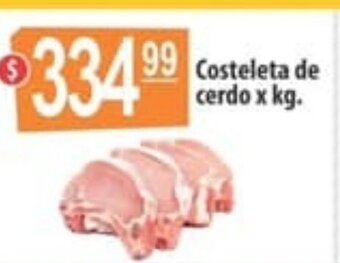 Autoservicio Capo Costeleta de cerdo x kg oferta