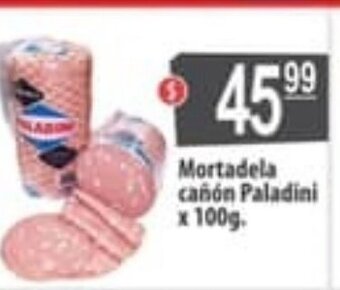 Autoservicio Capo Mortadela cañón Paladini x 100g. oferta