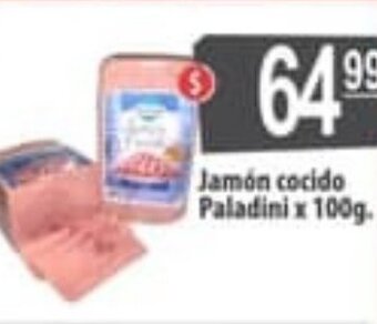 Autoservicio Capo Jamón cocido Paladini x 100g. oferta