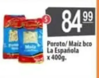 Autoservicio Capo Poroto / Maiz bco La Española x 400g. oferta
