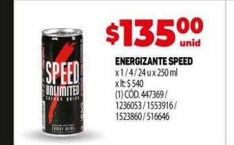 Makro Energizante speed oferta