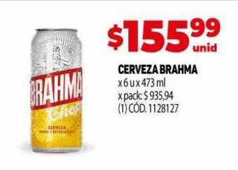 Makro Cerveza brahma oferta