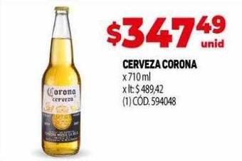 Makro Cerveza corona oferta