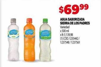 Makro Agua saborizada sierra de los padres oferta
