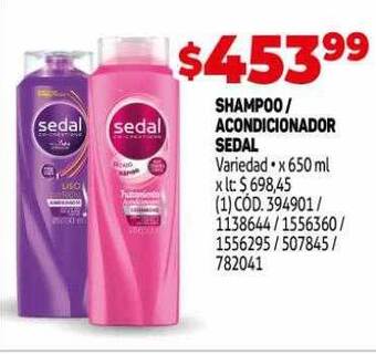 Makro Shampoo acondicionador sedal oferta