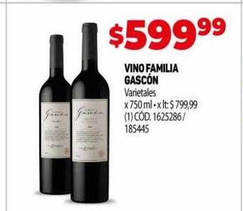 Makro Vino familia gascón oferta
