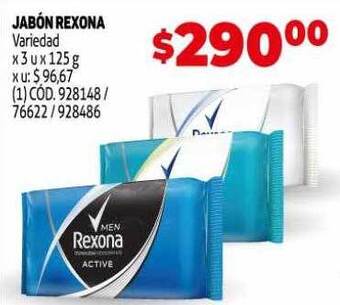Makro Jabón rexona oferta
