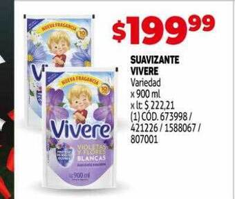 Makro Suavizante vivere oferta