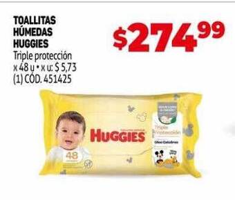Makro Toallitas húmedas huggies oferta