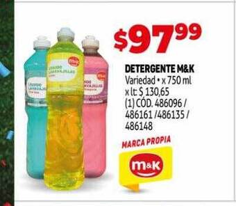 Makro Detergente m&k oferta
