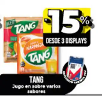 Supermayorista Vital Tang Jugo en sobre varios sabores oferta