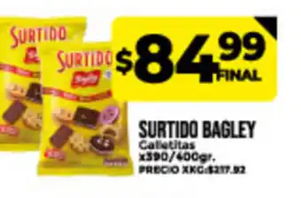Supermayorista Vital Surtido Bagley Galletitas x 390 / 400gr. oferta