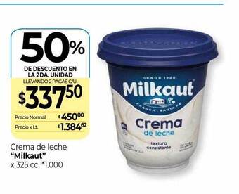 La Anonima Crema de leche oferta