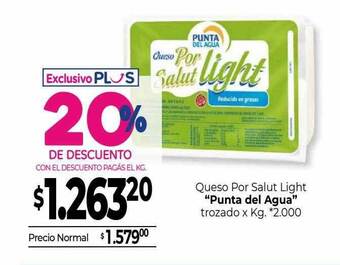 La Anonima Queso por salut light oferta