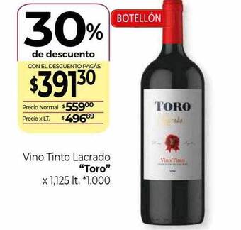 La Anonima Vino tinto lacrado oferta