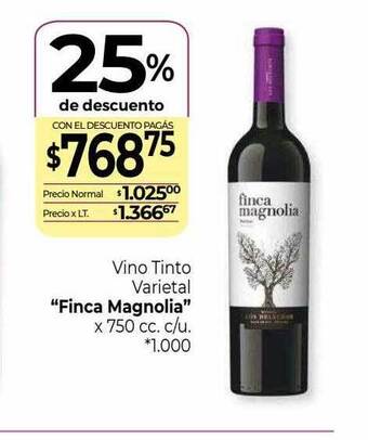 La Anonima Vino tinto varietal oferta