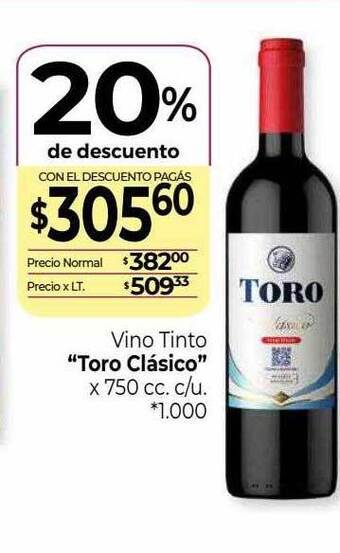 La Anonima Vino tinto oferta