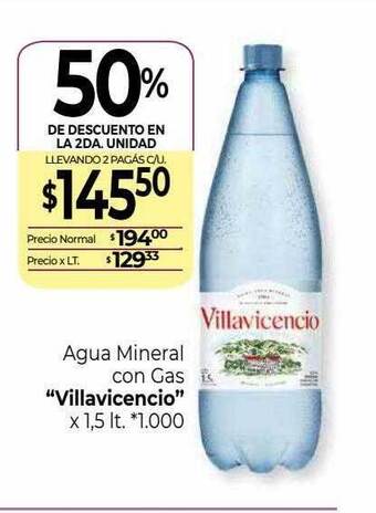 La Anonima Agua mineral con gas oferta
