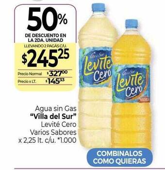 La Anonima Agua sin gas oferta