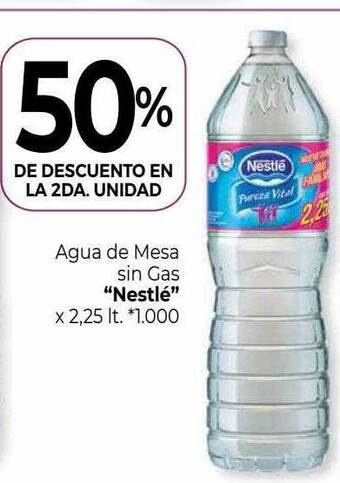 La Anonima Agua de mesa sin gas oferta