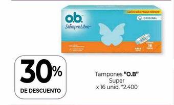 La Anonima Tampones oferta
