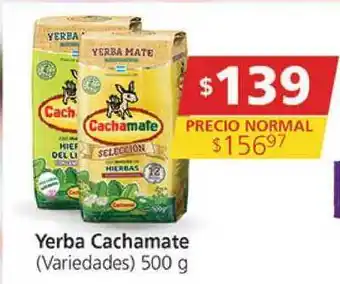 Supermercados Aiello Yerba Cachamate (Variedades) 500g oferta