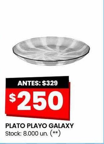 Changomas Plato playo galaxy oferta