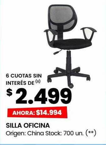 Changomas Silla oficina oferta