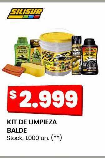 Changomas Kit de limpieza balde silisur oferta