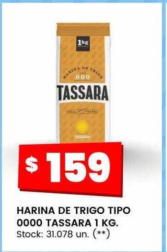 Changomas Harina de trigo tipo 0000 tassara oferta