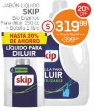 Alvear Jabón liquido skip oferta