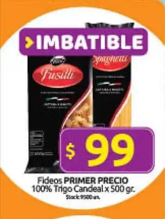 Cordiez Fideos primer precio 100% trigo candeal oferta