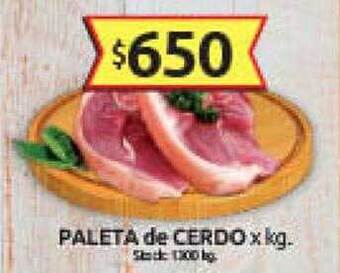 Cordiez Paleta de cerdo oferta