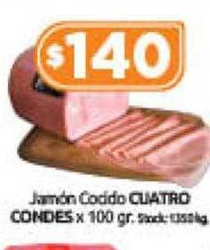 Cordiez Jamón cocido cuatro condes oferta