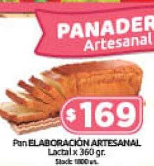 Cordiez Pan elaboración artesanal lactal oferta