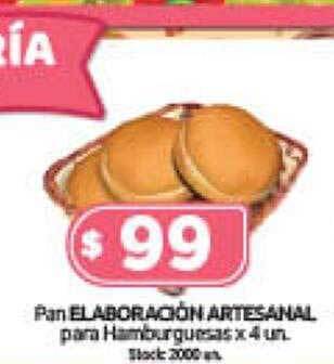 Cordiez Pan elaboración artesanal para hamburguesa oferta