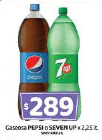 Cordiez Gaseosa pepsi o seven up oferta