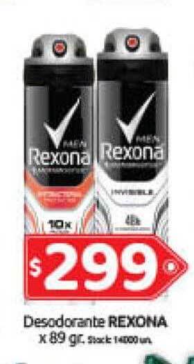 Cordiez Desodorante rexona oferta