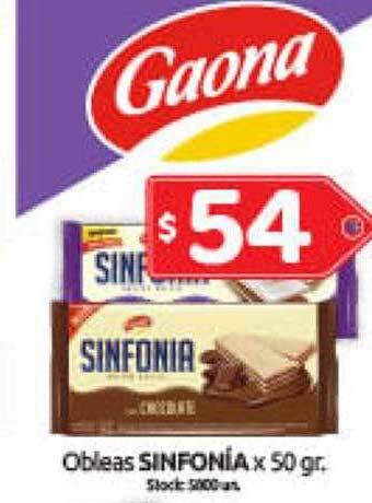 Cordiez Obleas sinfonia oferta