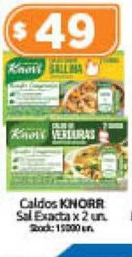 Cordiez Caldos knorr sal exacta oferta