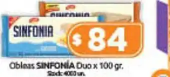 Cordiez Obleas sinfonia duo oferta