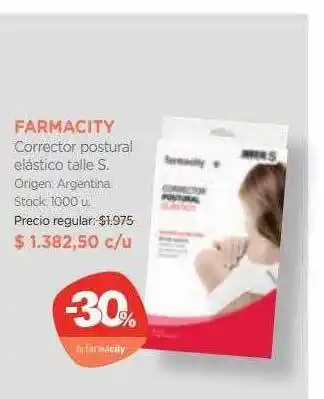 Farmacity Farmacity corrector postural elástico tale s oferta
