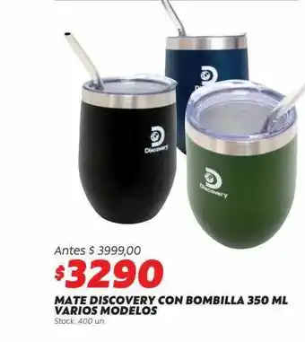 Ferniplast Mate discovery con bombilla 350ml varios modelos oferta