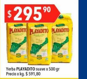 Hergo Yerba playadito suave oferta