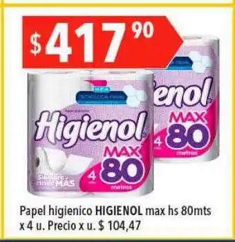 Hergo Papel higienico higienol max oferta